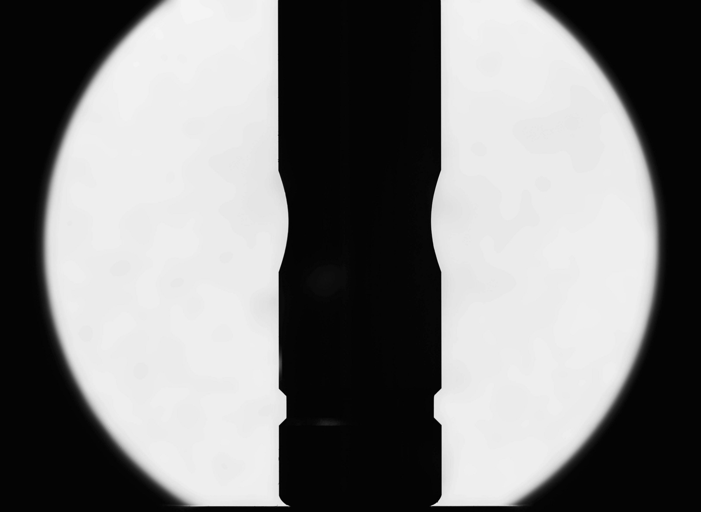 Bolt viewed telecentrically