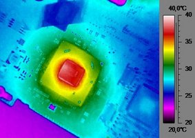 Vision systems monitor temperature differences