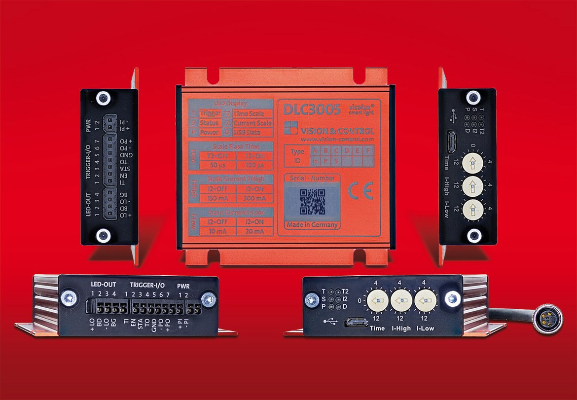 Ansichten des vicolux® Beleuchtungscontrollers