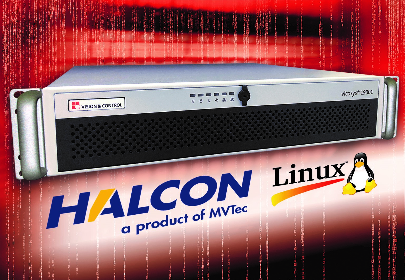 vicosys 19001 Halcon Logo and Linux Logo