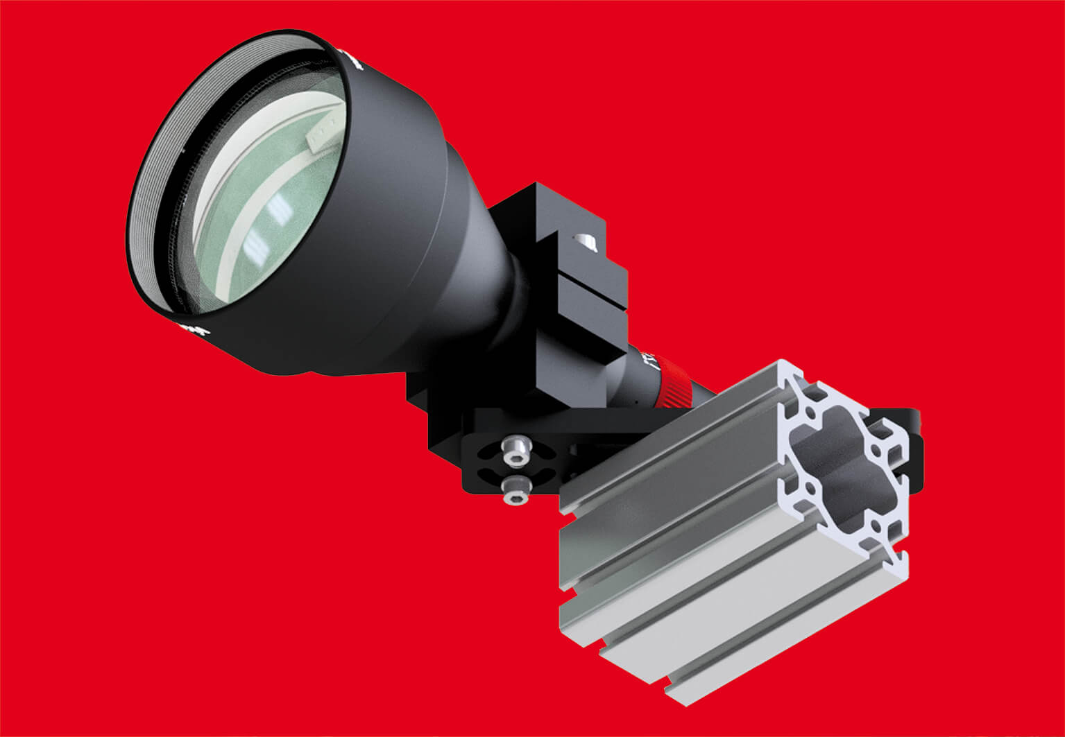 Example of lens holder and TO88 attachment