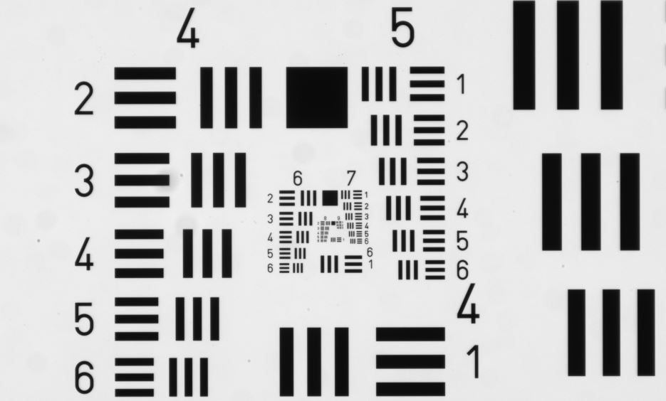 Optics development chrome grid