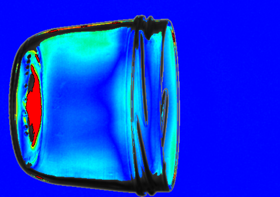 Detektion und Messung von Spannungen und Stress in transparenten Materialien.