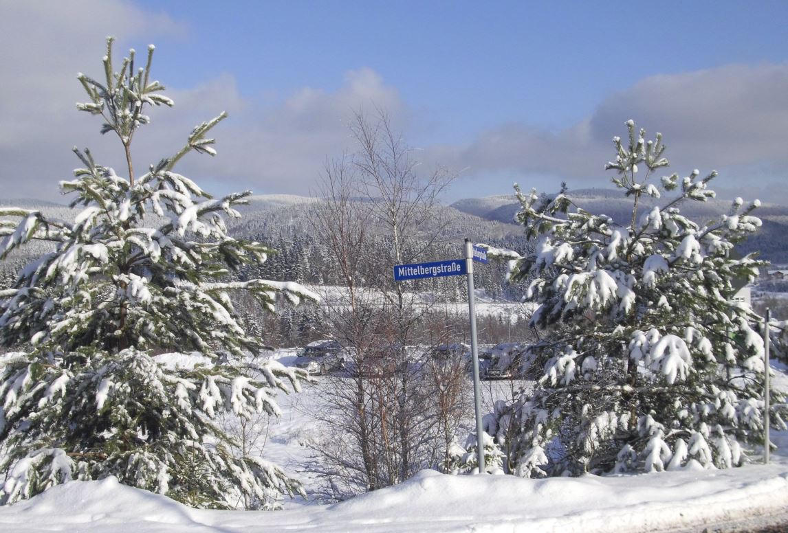 Winter in der Mittelbergstraße